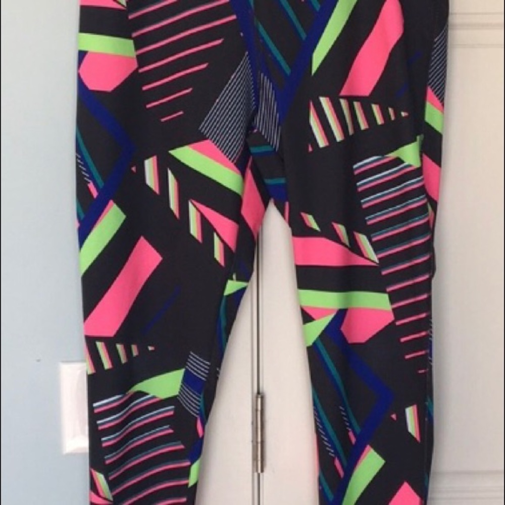 Neon / Black Workout Leggings